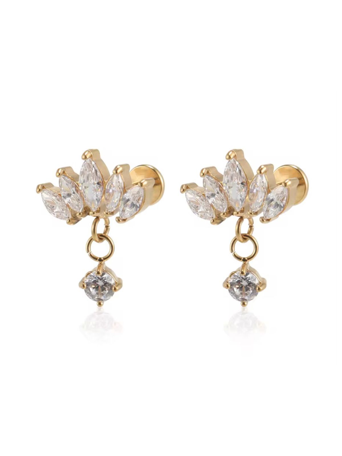 Opal Piercings (in pair)