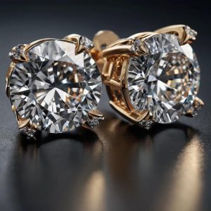 Diamond Stud Earrings