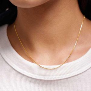 Minimal Gold Chain Necklace