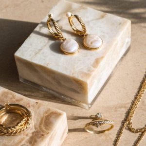 Elegant Diamond Pendant Set