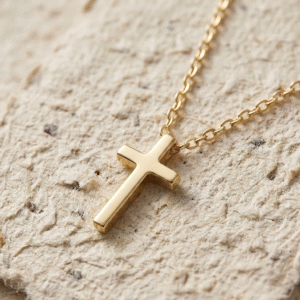 Dainty Silver Cross Necklace, 925 Sterling Silver Pendant Minimalist Christian Jewelry Small Faith Necklace Gift for Her, Simple Cross Chain