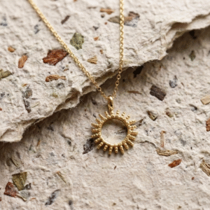 Sun Necklace, Dainty Celestial Pendant, Minimalist Sunshine Jewelry, Tiny Sunburst Charm Necklace, Gift for Her, Sol Necklace