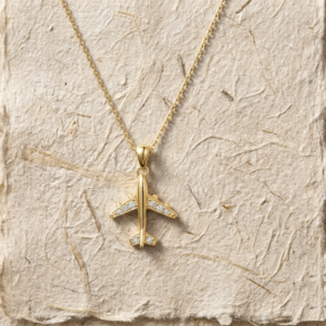 925 Sterling Silver Airplane Necklace, Dainty Plane Pendant for Travelers, Wanderlust Jewelry, Aviation Gift for Pilot or Flight Attendant