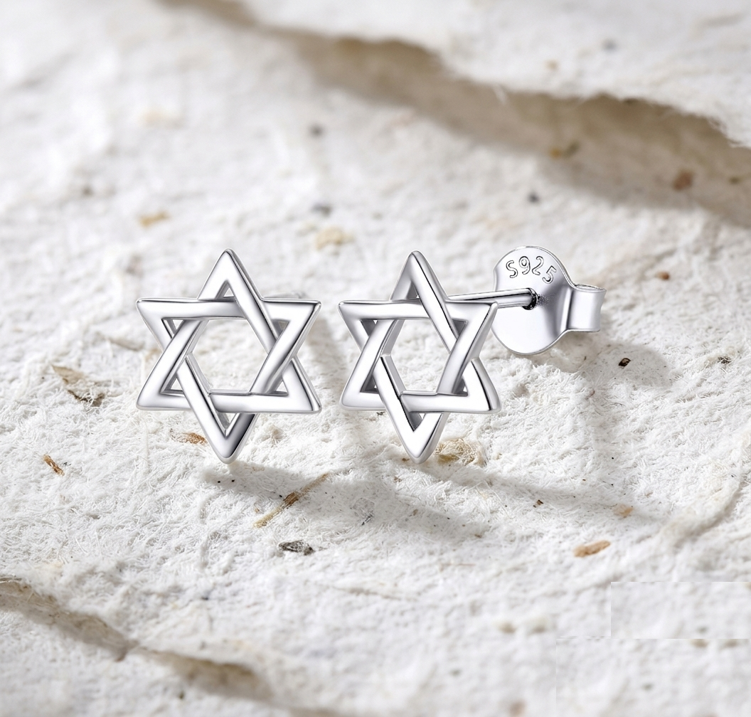 925 Sterling Silver Star Stud Earrings for Women, Small Dainty Earrings, Jewelry Gift for Her - Image 5