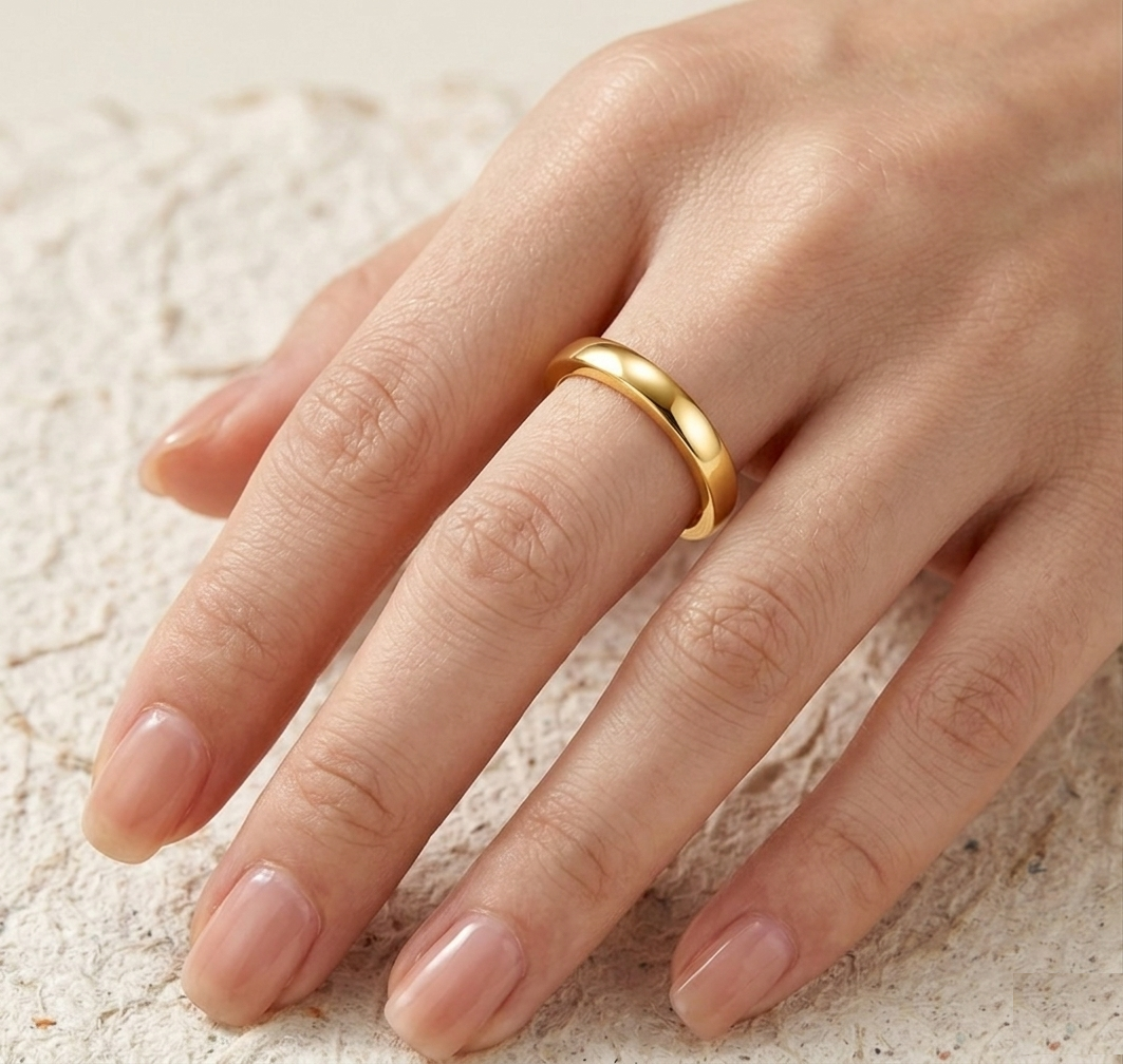 Minimalist Silver Stacking Ring • Thin Sterling Silver Band • Dainty Thumb Ring for Her • Simple Everyday Jewelry • Gift for Best Friend - Image 5