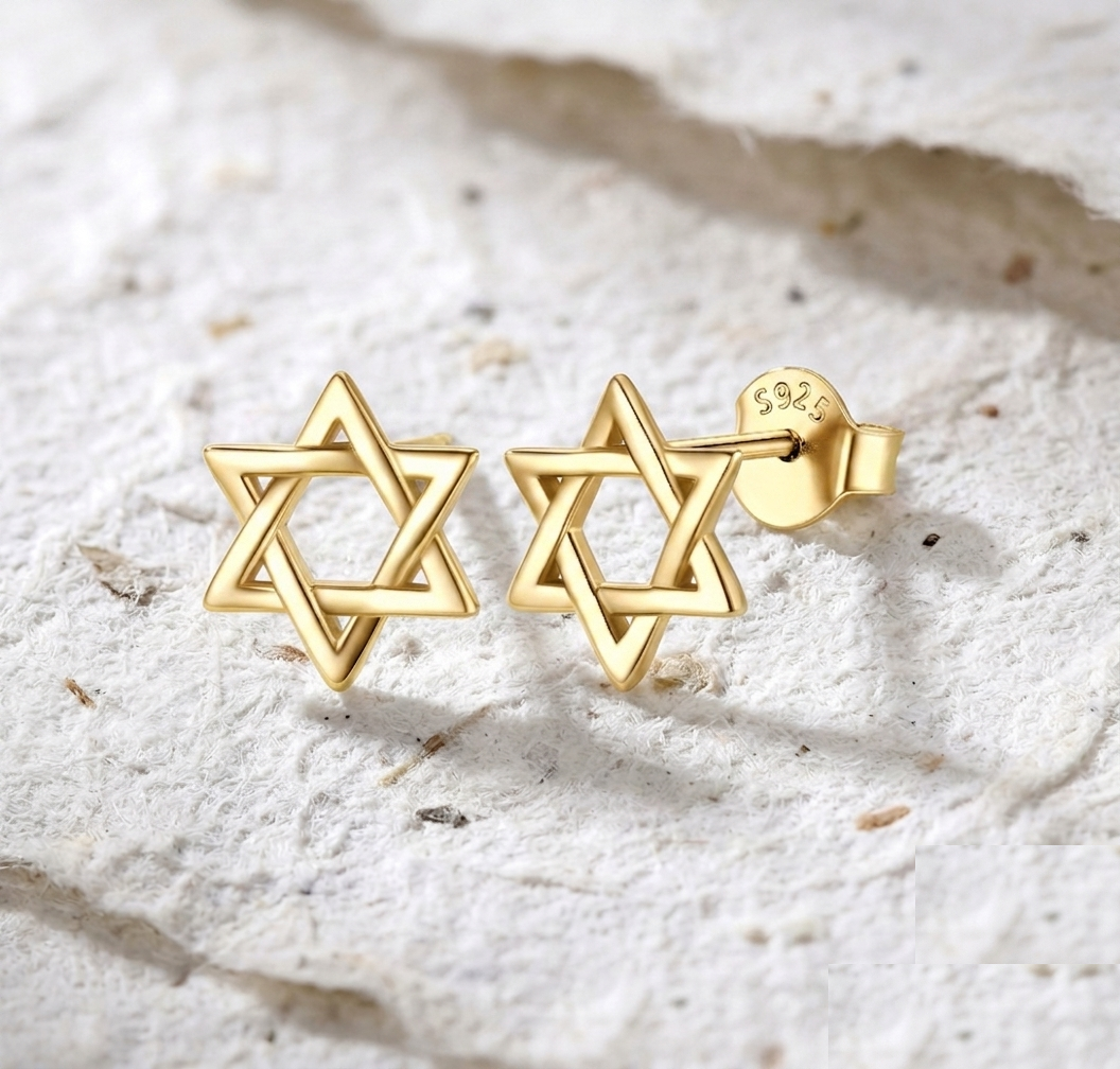 925 Sterling Silver Star Stud Earrings for Women, Small Dainty Earrings, Jewelry Gift for Her